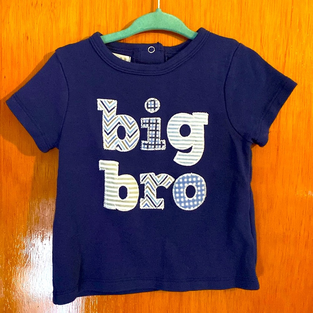 Mud Pie - Big Bro Short Sleeve Shirt - Size: 18M